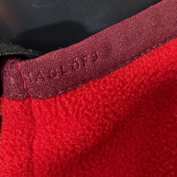 Haglofs Fleece Jacket Womens XS Polartec Red Full Zip High Neck Gorpcore Hiking - Picture 9 of 16